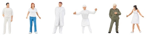 Faller 150946 Klinikpersonal, sechs Figuren, H0